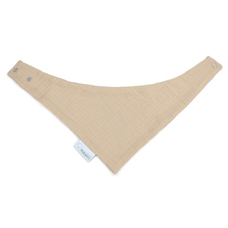 Albero Mio apaszko-bandanka muślinowa Biszkoptowy