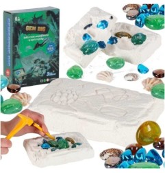 Kopalnia diamentów kamieni wykopaliska akcesoria zestaw archeologiczny