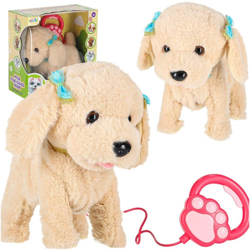 Piesek interaktywny na smyczy szczeka chodzi rusza ogonem Pudel Piesek interaktywny na smyczy szczeka chodzi rusza ogonem Pudel