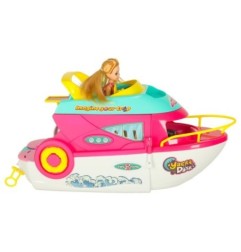Łódź dla lalek jacht imprezowy rozkładany lalka deska surfingowa