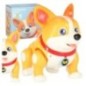 Pies piesek interaktywny robot Corgi świecące uszy muzyka