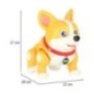 Pies piesek interaktywny robot Corgi świecące uszy muzyka