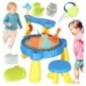 Stolik wodny tor do piasku i wody dwa poziomy akcesoria