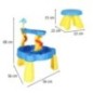 Stolik wodny tor do piasku i wody dwa poziomy akcesoria