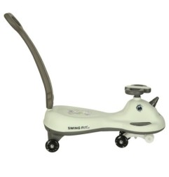 Jeździk grawitacyjny LED Swing FIX S1 skuter z rączką szary max 65kg