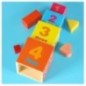Wieża edukacyjna drewniana sorter kształty nauka liczenia 71cm XXL