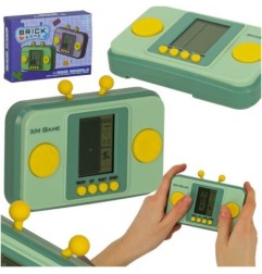 Gra zręcznościowa elektroniczna konsola retro gierka przenośna kieszonkowa zielona