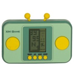 Gra zręcznościowa elektroniczna konsola retro gierka przenośna kieszonkowa zielona