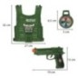 Zestaw wojskowy strój kamizelka karabin lornetka