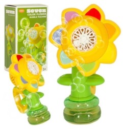 Maszynka do baniek mydlanych automat generator kwiatek bańki światła