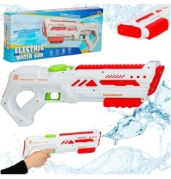 Pistolet karabin na wodę elektryczny mocny profesjonalny broń wodna dla dzieci biały