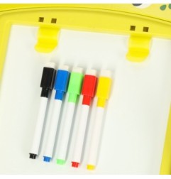 Tablica magnetyczna suchościeralna kreatywna dwustronna dinozaur