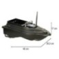 Łódka zanętowa zdalnie sterowana łódź D16B GPS 2 kg 12 000 mAh 500m