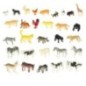 Figurki zwierząt zwierzęta zoo safari farma akcesoria skrzynka 59 el. Figurki zwierząt zwierzęta zoo safari farma akcesoria skrzynka 59 el.