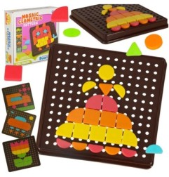 Mozaika geometryczna układanka kreatywna kształty 170 elementów