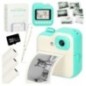 Aparat fotograficzny natychmiastowy drukarka termiczna + wkłady karta 32GB zielony