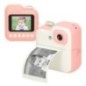 Aparat fotograficzny natychmiastowy drukarka termiczna + wkłady karta 32GB różowy