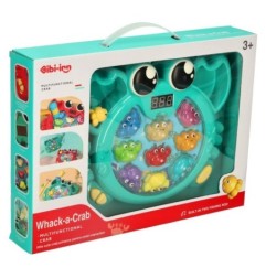 Zabawka interaktywna zręcznościowa wbijak łowienie kraby 2w1 Bibi-inn
