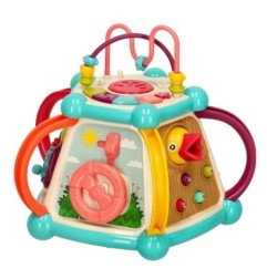 Kostka edukacyjna interaktywna nakarm ptaszka 7w1 Bibi-inn