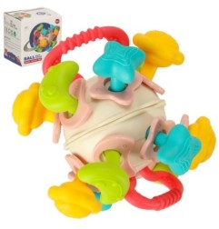 Zabawka sensoryczna gryzak dla niemowląt kula Bibi-inn