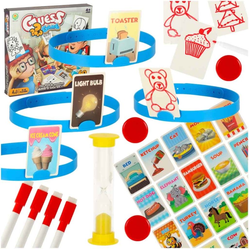 Gra rodzinna towarzyska dla dzieci Zgadnij kim jestem? Rysowanie Gra rodzinna towarzyska dla dzieci Zgadnij kim jestem? Rysowanie