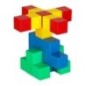 Klocki magnetyczne sześcienne kostka sześcian figury magnes 32 el.