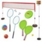 Zestaw sportowy 5w1 badminton koszykówka siatkówka tenis frisbee