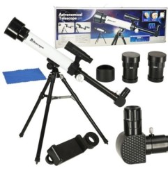 Teleskop astronomiczny luneta obserwacyjna dla dzieci ze statywem 30x 60x