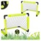 Bramka piłkarska bramki do piłki nożnej zestaw x2 piłka pompka