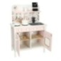 Kuchnia dla dzieci drewniana MDF LULILO FLORA akcesoria różowa 82cm