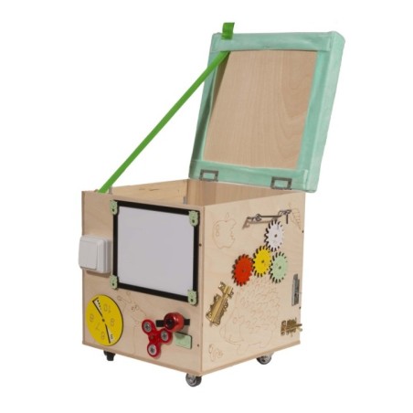 Puf manipulacyjny LAS z siedziskiem kółeczkami