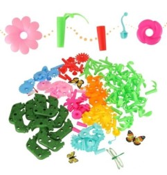 Kwiatki klocki kreatywne ogród kwiatowy 175 elementów