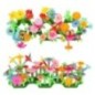 Kwiatki klocki kreatywne ogród kwiatowy 175 elementów