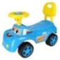 Jeździk pchacz samochodzik uśmiechnięty z klaksonem niebieski