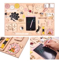 Tablica manipulacyjna drewniana 75 x 50 cm