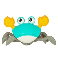 Krab uciekający pełzający czujnik interaktywna akumulator USB zielony