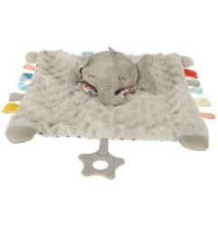 Maskotka sensoryczna szeleszcząca metki słonik