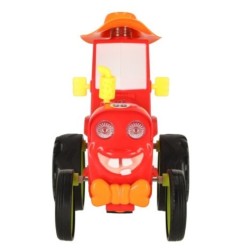 Traktor ciągnik zdalnie sterowany na pilota RC skaczący tańczący dźwięk czerwony