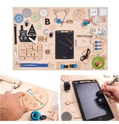 Tablica manipulacyjna drewniana 75 x 50 cm