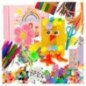 Zestaw kreatywny dla dzieci plastyczny rękodzieło do prac ręcznych XXXL 1200 elementów