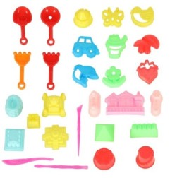 Akcesoria do piasku zabawki foremki łopatki 28 elementów