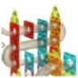 Klocki magnetyczne magnetic sticks marble tor kulkowy z dźwiękiem muzyką grający 118 elementów