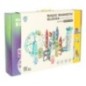 Klocki magnetyczne magnetic sticks marble tor kulkowy z dźwiękiem muzyką grający 118 elementów
