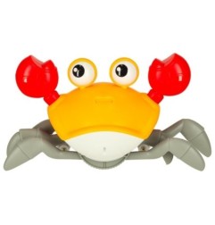Krab uciekający pełzający czujnik interaktywna akumulator USB czerwony