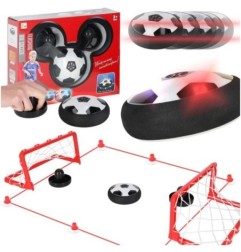 Latająca lewitująca piłka nożna krążek cymbergaj hoverball z bramkami