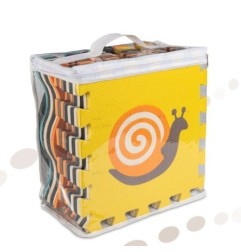 Mata edukacyjna piankowa puzzle zwierzątka kolorowa 114 x 114 cm 25 elementów