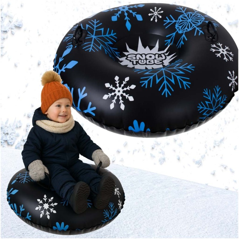 Ślizgacz sanki dmuchane na śnieg koło opona śnieżynka 95cm