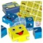 Gra edukacyjne wyzwania nauka emocji klocki drewniane