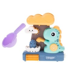 Zabawka do kąpieli prysznic z kołowrotkiem dinozaur