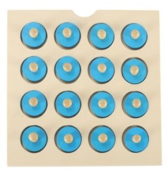 Gra planszowa memory montessori zestaw puzzle drewniane 4 karty